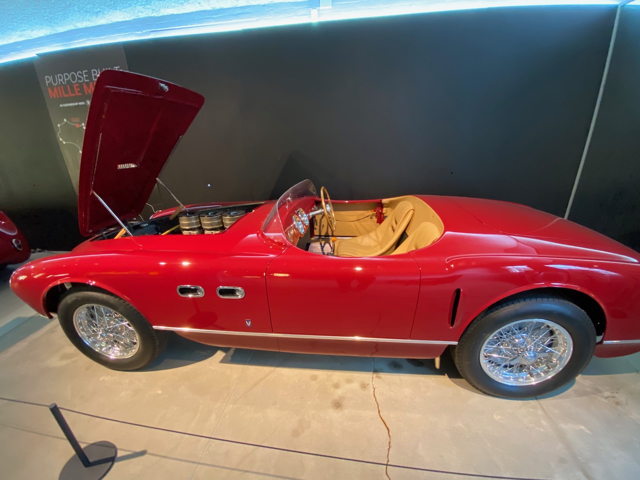 saratoga spa - 1953 ferrari 250 mm spyder side